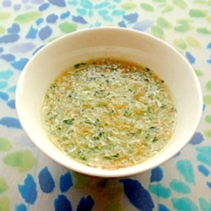 ササミの野菜たっぷりスープ(離乳食 中期)